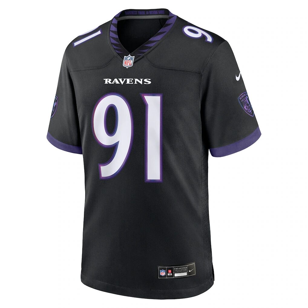 Trey Hendrickson Baltimore Ravens Nike Alternate Game Jersey