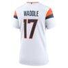 Jaylen Waddle Denver Broncos Nike Women's Game Jersey - White - Detail View