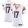Jaylen Waddle Denver Broncos Nike Women's Game Jersey - White - Front View
