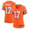Jaylen Waddle Denver Broncos Nike Women's Mile High Collection 1977 Throwback Game Jersey - Orange - Front View