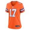 Jaylen Waddle Denver Broncos Nike Women's Mile High Collection 1977 Throwback Game Jersey - Orange - Side View