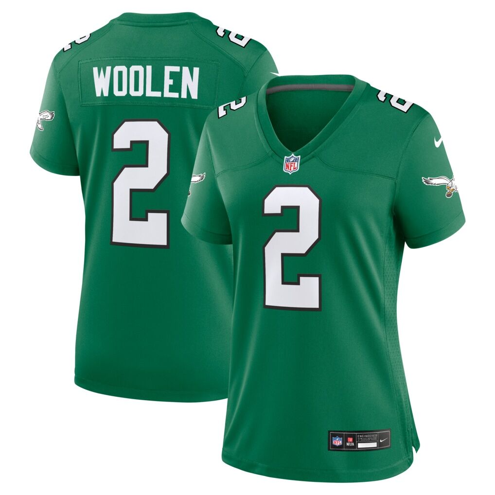Tariq Woolen Philadelphia Eagles Nike Women's Alternate Game Jersey -  Kelly Green