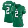 Tariq Woolen Philadelphia Eagles Nike Women's Alternate Game Jersey - Kelly Green - Front View