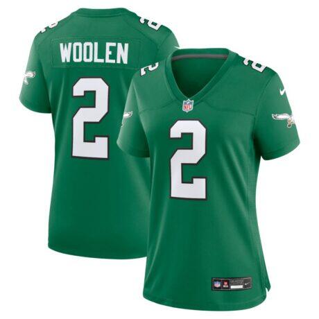 Tariq Woolen Philadelphia Eagles Nike Women's Alternate Game Jersey -  Kelly Green
