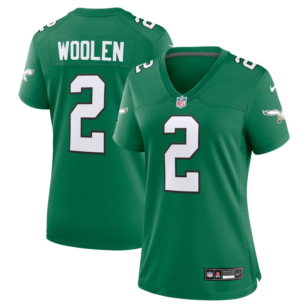Tariq Woolen Philadelphia Eagles Nike Women's Alternate Game Jersey -  Kelly Green