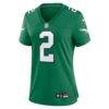 Tariq Woolen Philadelphia Eagles Nike Women's Alternate Game Jersey - - Side View