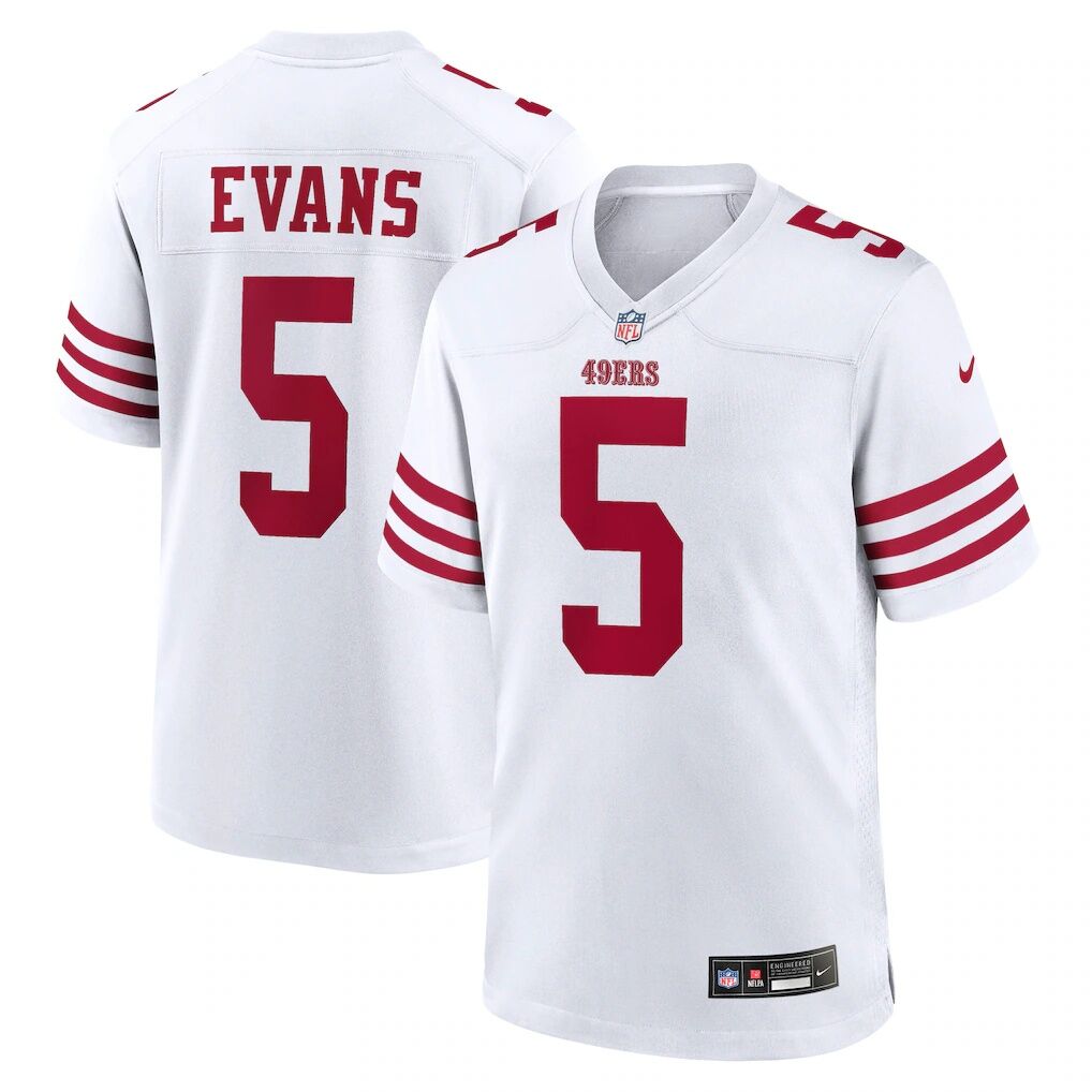 Mike Evans San Francisco 49ers Nike Game Jersey - Men's White