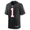 Tua Tagovailoa Atlanta Falcons Nike Alternate Game Jersey - Black - Side View