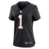 Tua Tagovailoa Atlanta Falcons Nike Women's Alternate Game Jersey - Black - Side View