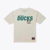 Anaheim Ducks Mitchell & Ness Core Plus T-Shirt - Cream - Front View