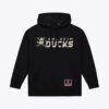 Anaheim Ducks Mitchell & Ness True Timber Camo Hoodie - Black - Front View