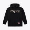 Minnesota Wild Mitchell & Ness True Timber Camo Hoodie - Black - Front View