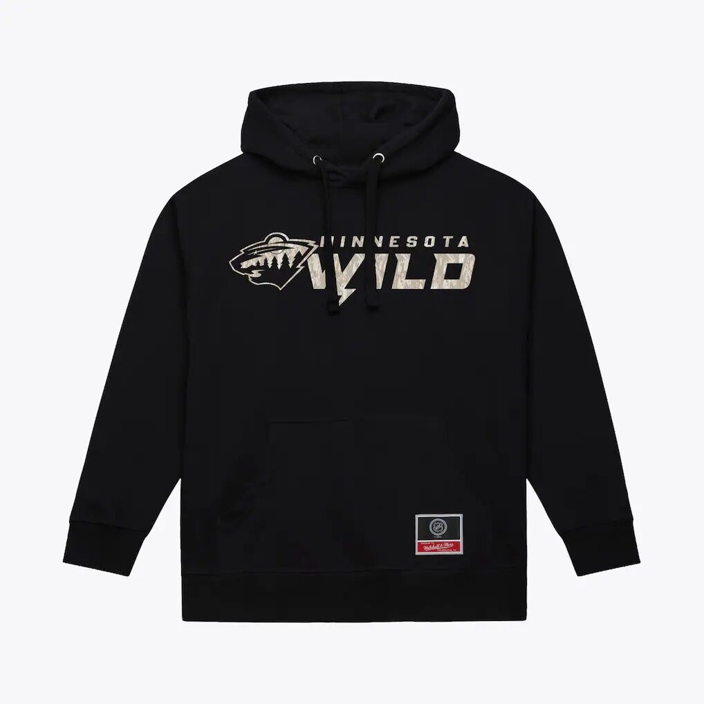 Minnesota Wild Mitchell & Ness True Timber Camo Hoodie