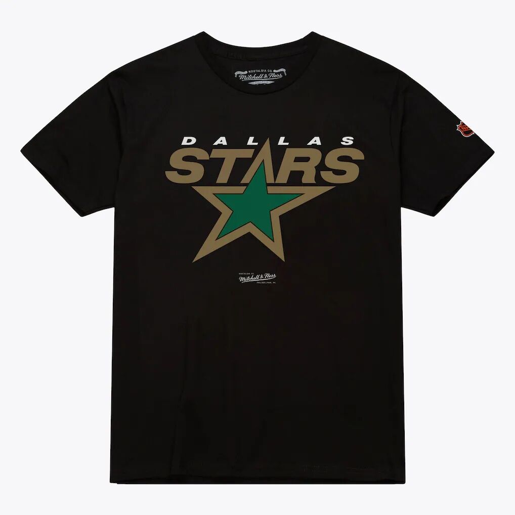 Dallas Stars Mitchell & Ness Core Vintage Logo T-Shirt