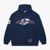 Colorado Avalanche Mitchell & Ness Team Up Hoodie - Navy - Side View