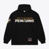 Pittsburgh Penguins Mitchell & Ness Team Up Hoodie - Black - Front View
