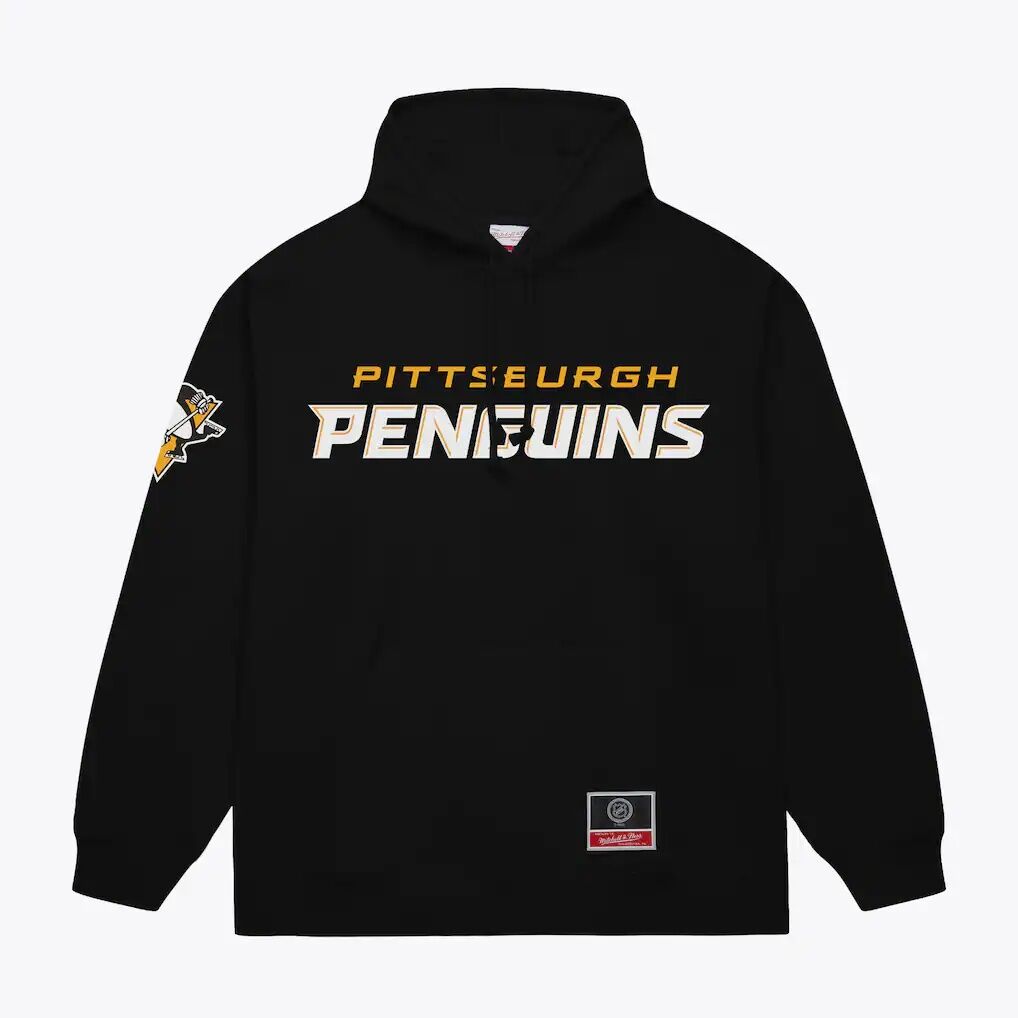 Pittsburgh Penguins Mitchell & Ness Team Up Hoodie