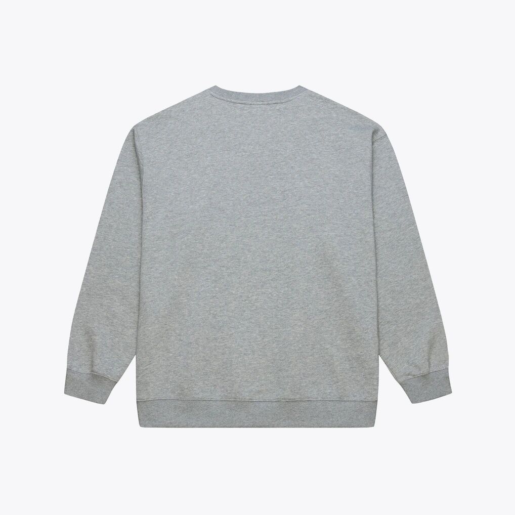 Pittsburgh Penguins Mitchell & Ness Core Wordmark Fleece Sweatshirt - Heather Gray