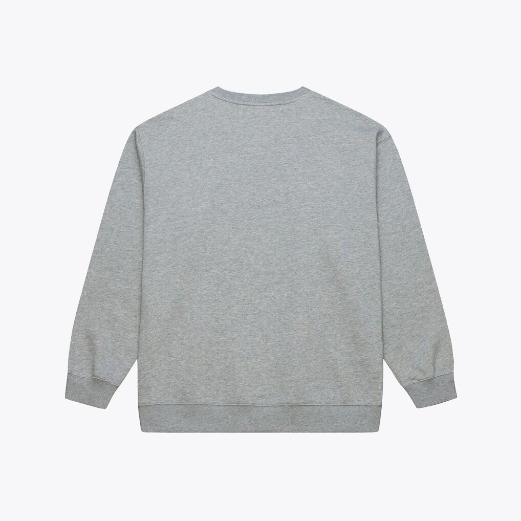 Dallas Stars Mitchell & Ness Core Wordmark Fleece Sweatshirt - Heather Gray