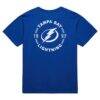 Tampa Bay Lightning Mitchell & Ness Core Penalty Box 3.0 T-Shirt - Blue - Detail View