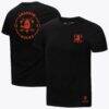 Anaheim Ducks Mitchell & Ness Core Penalty Box 3.0 T-Shirt - Black - Front View