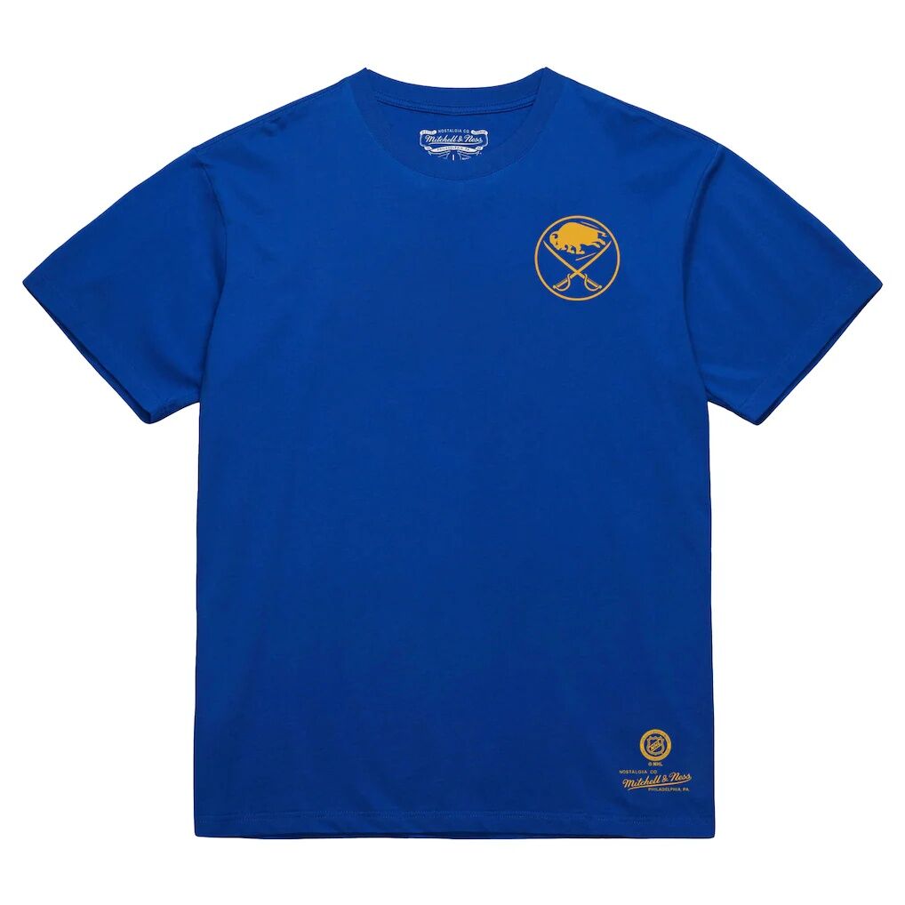 Buffalo Sabres Mitchell & Ness Core Penalty Box 3.0 T-Shirt – Royal
