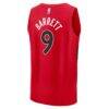 RJ Barrett Toronto Raptors Fashion7 Fast Break Jersey - Red - - Detail View