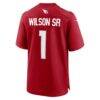 Mack Wilson Arizona Cardinals Nike Team Game Jersey - - Detail View