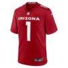 Mack Wilson Arizona Cardinals Nike Team Game Jersey - - Side View