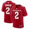 Will Johnson Arizona Cardinals Nike Team Game Jersey - - Front View