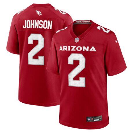 Will Johnson Arizona Cardinals Nike Team Game Jersey - - Front View