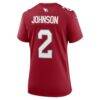 Will Johnson Arizona Cardinals Nike Women's Team Game Jersey - - Detail View
