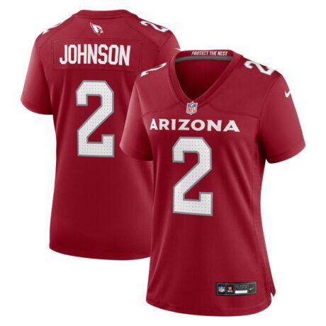 Will Johnson Arizona Cardinals Nike Women's Team Game Jersey - - Front View