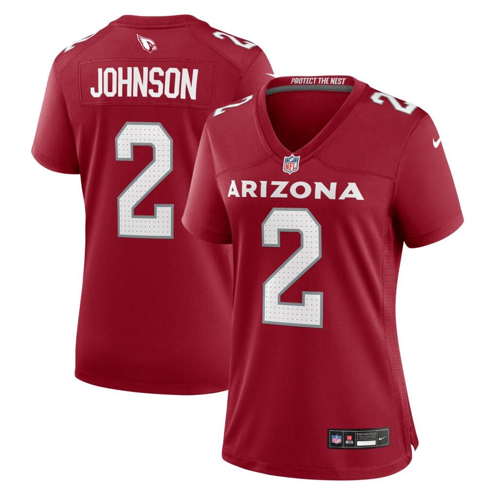 Will Johnson Arizona Cardinals Nike Women's Team Game Jersey -  Cardinal