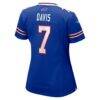 Ray Davis Buffalo Bills Nike Women's Team Game Jersey - - Detail View