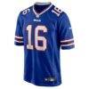 Tyler Bass Buffalo Bills Nike Team Game Jersey - - Side View
