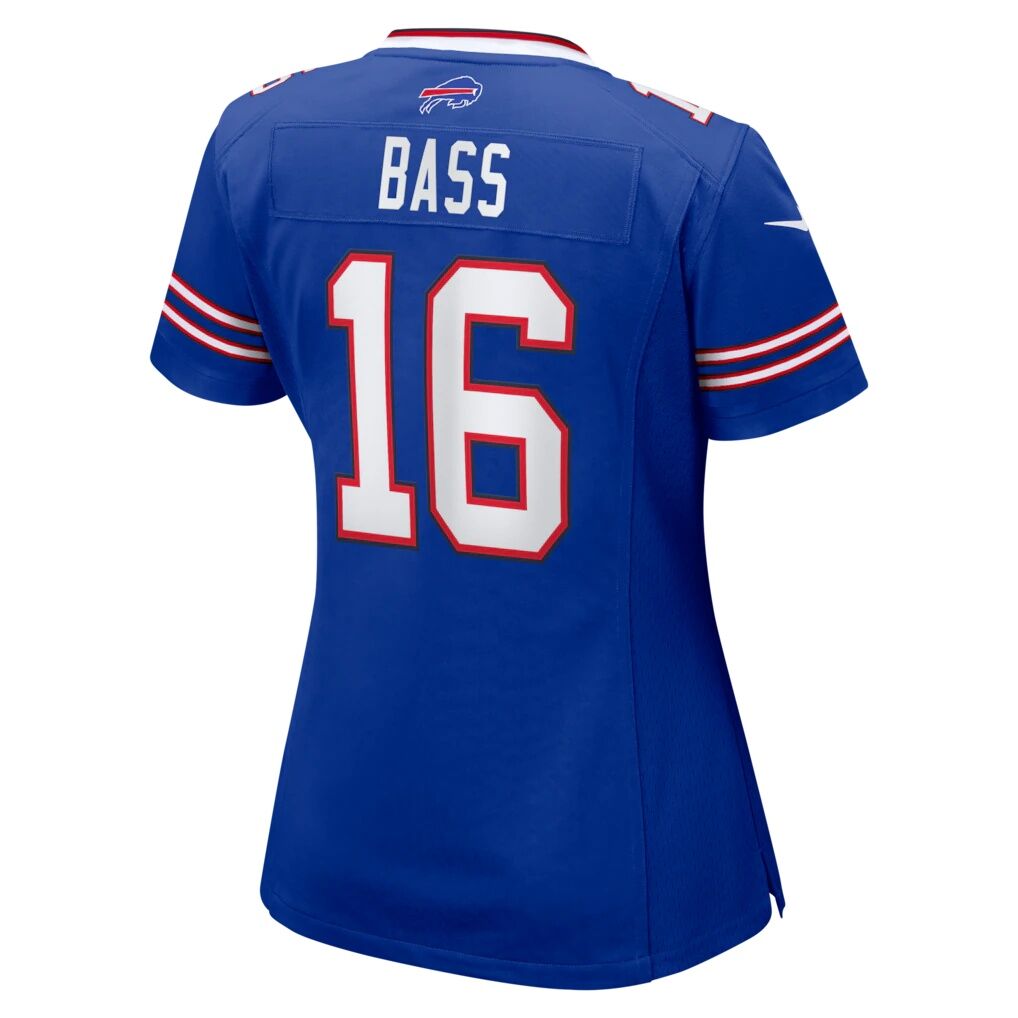 Tyler Bass Buffalo Bills Nike Women's Team Game Jersey -  Royal