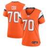 Marques Cox Denver Broncos Nike Women's Team Game Jersey - Orange - Front View