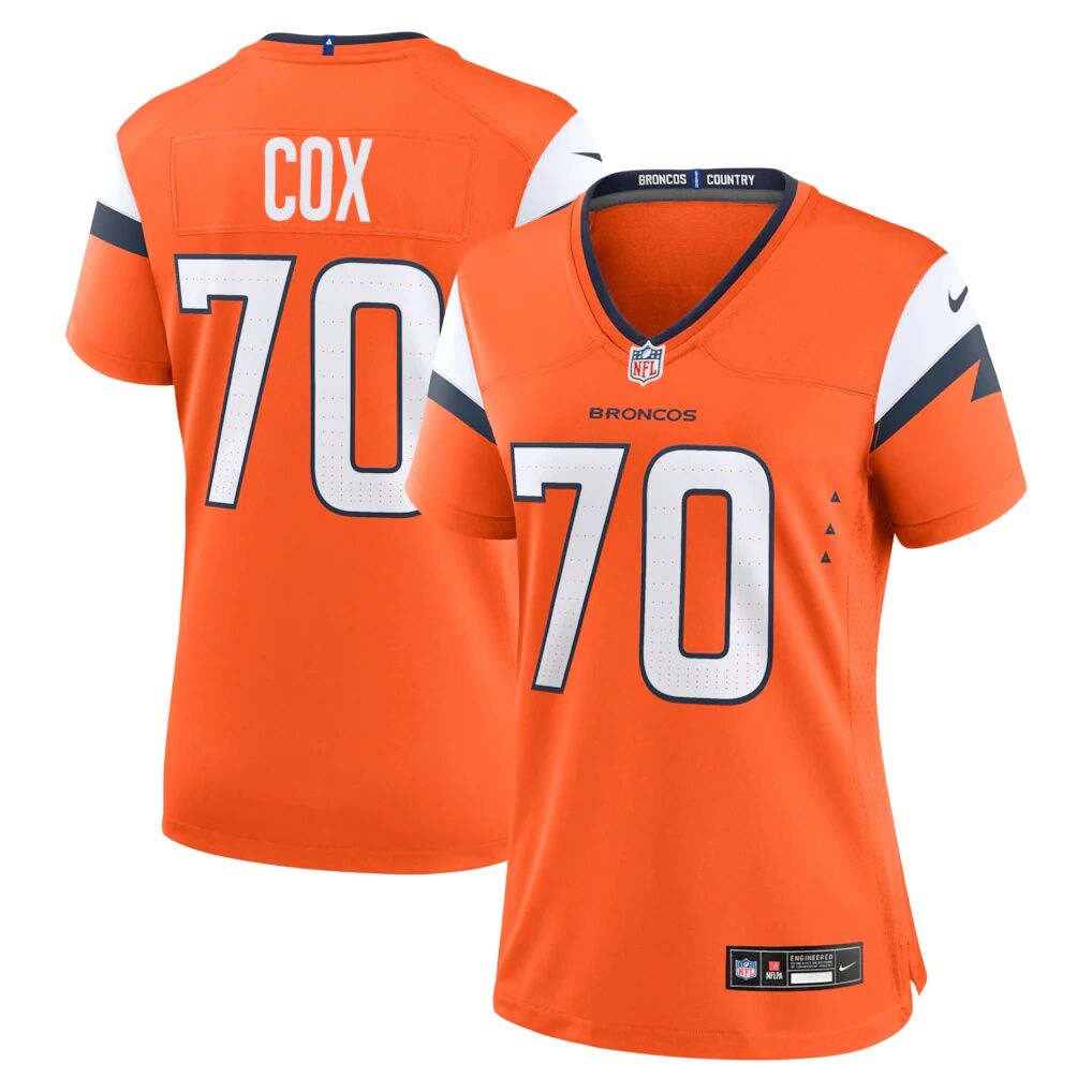 Marques Cox Denver Broncos Nike Women's Team Game Jersey