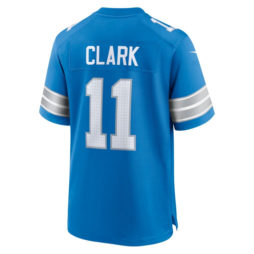 Damone Clark Detroit Lions Nike Team Game Jersey