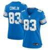 Tyler Conklin Detroit Lions Nike Women's Team Game Jersey - Blue - Front View