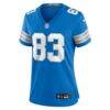 Tyler Conklin Detroit Lions Nike Women's Team Game Jersey - Blue - Side View