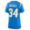 Keaton Mitchell Los Angeles Chargers Nike Women's Team Game Jersey - - Detail View