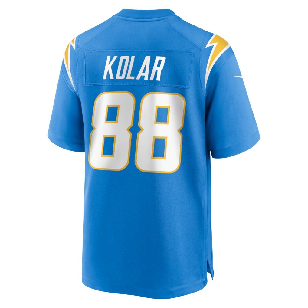Charlie Kolar Los Angeles Chargers Nike Team Game Jersey -  Powder Blue