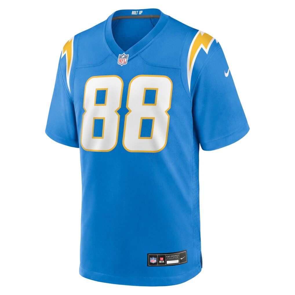 Charlie Kolar Los Angeles Chargers Nike Team Game Jersey -  Powder Blue
