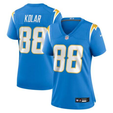 Charlie Kolar Los Angeles Chargers Nike Women's Team Game Jersey - - Front View