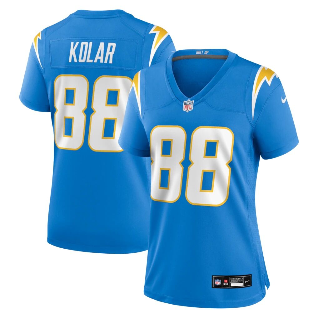 Charlie Kolar Los Angeles Chargers Nike Women's Team Game Jersey -  Powder Blue