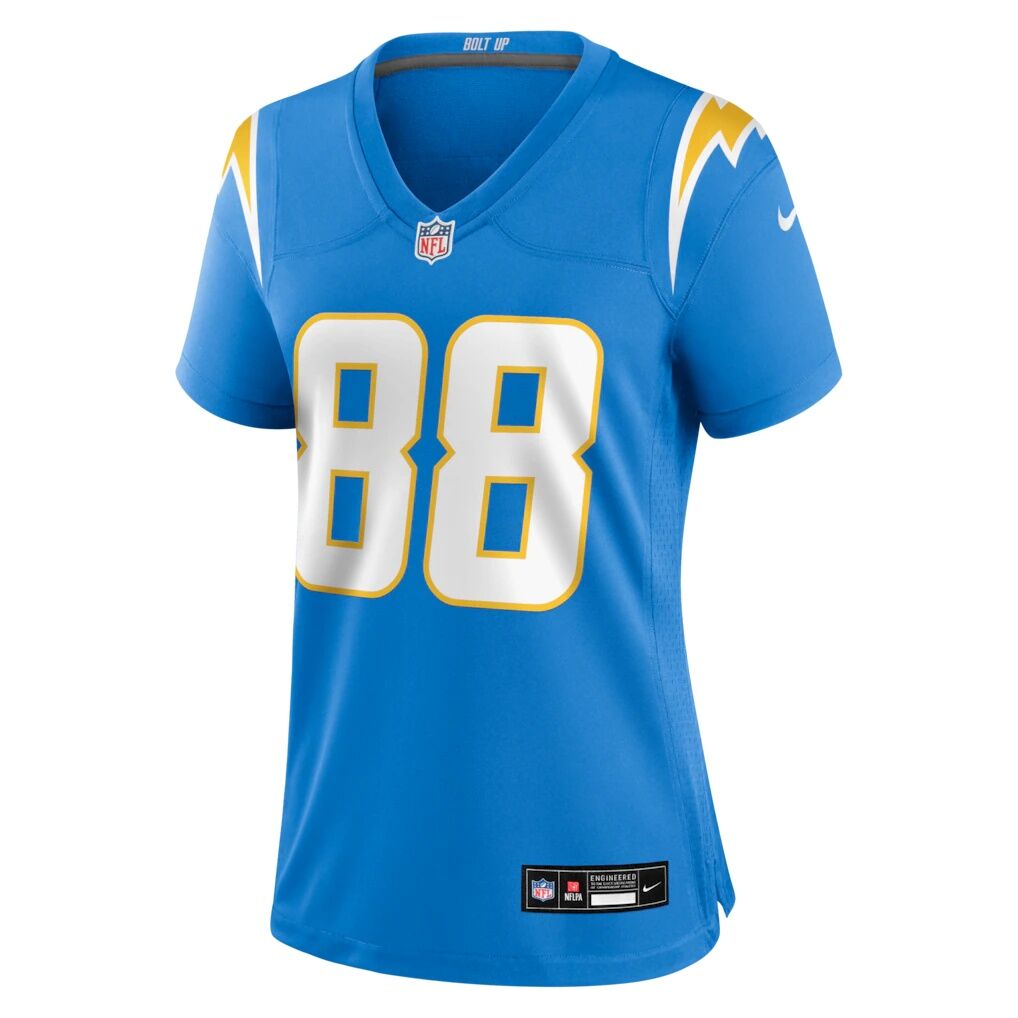 Charlie Kolar Los Angeles Chargers Nike Women's Team Game Jersey -  Powder Blue
