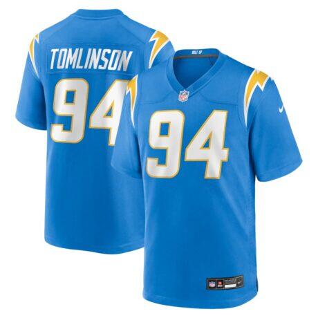 Dalvin Tomlinson Los Angeles Chargers Nike Team Game Jersey - - Front View
