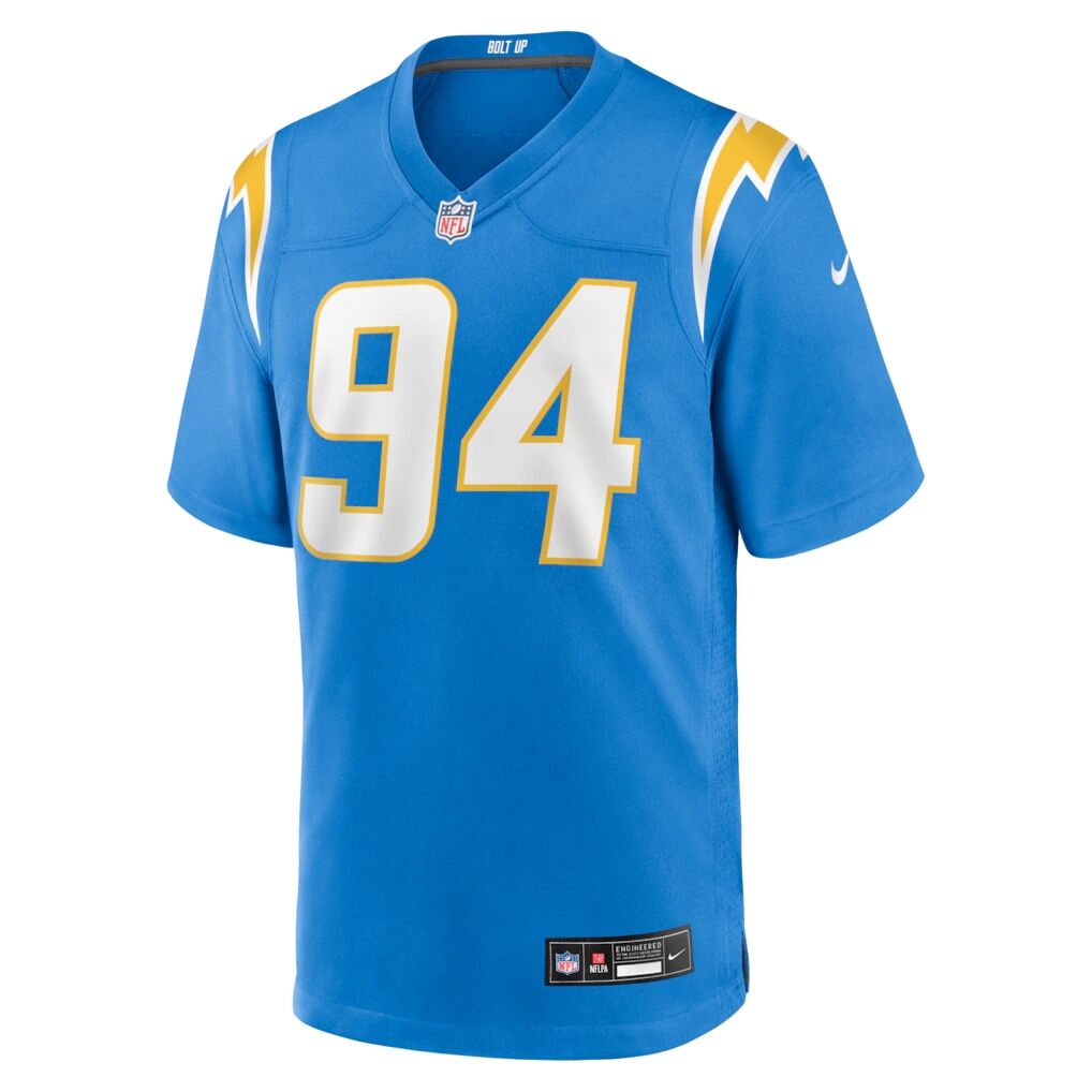 Dalvin Tomlinson Los Angeles Chargers Nike Team Game Jersey -  Powder Blue